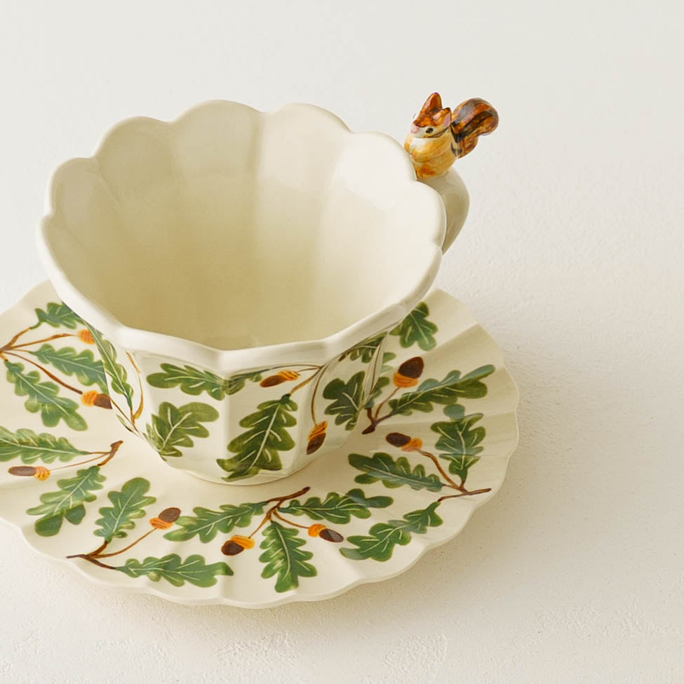 リスフリルティーカップ&ソーサー　B｜Sugar Poppo