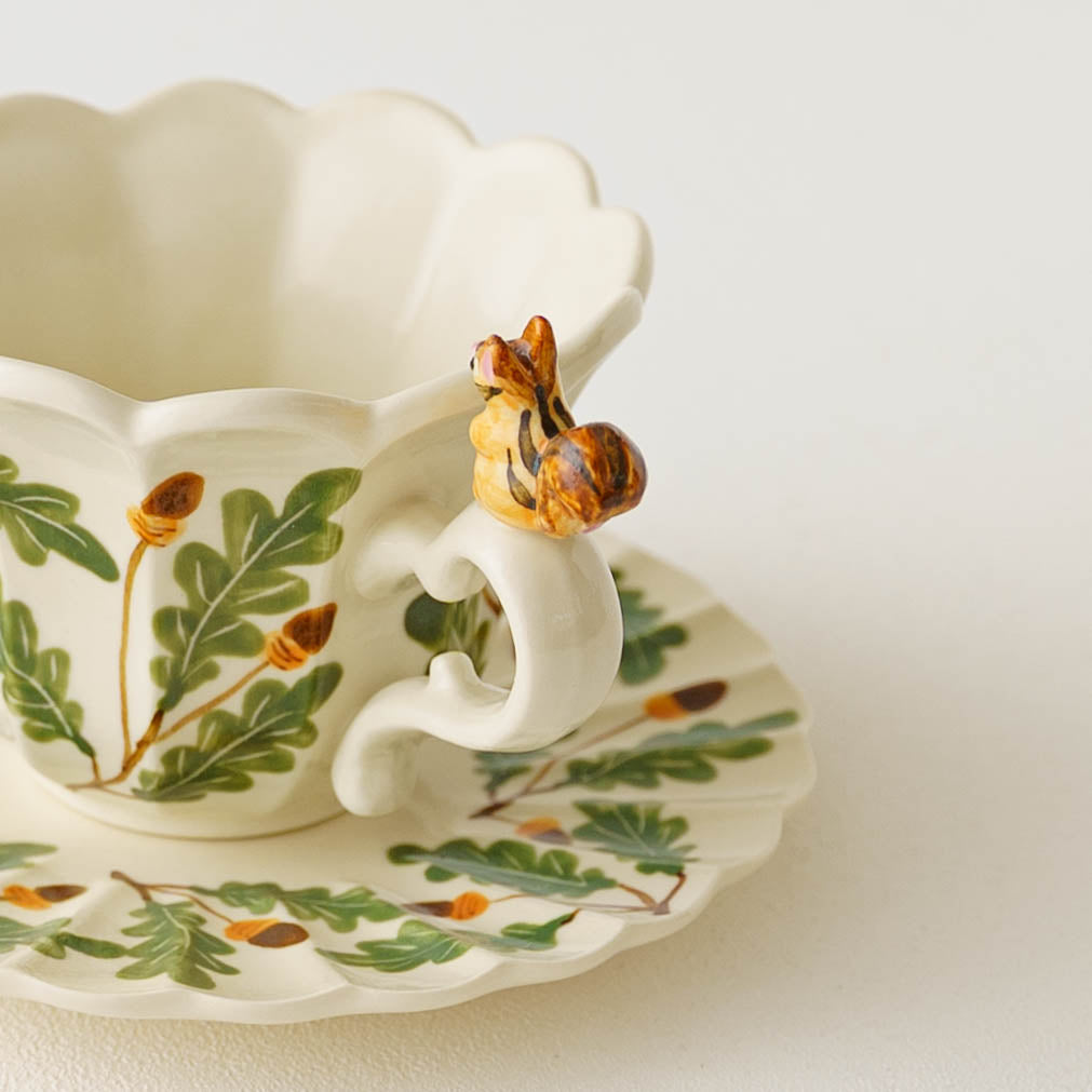 リスフリルティーカップ&ソーサー　B｜Sugar Poppo