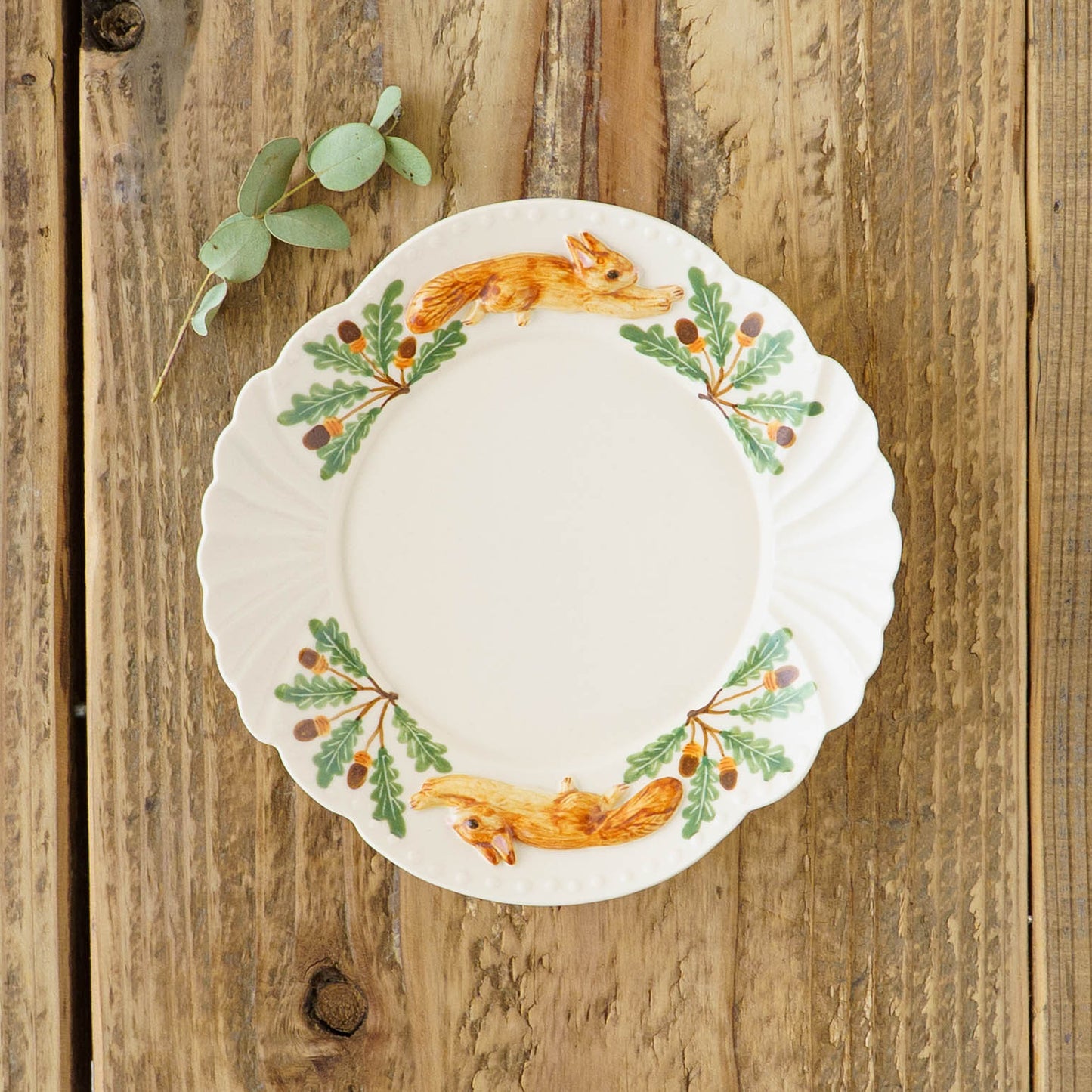 跳ねリスアンティーク小皿｜Sugar Poppo