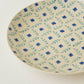 19cm plate flower blue | Ayako Igawa