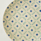 19cm plate flower blue | Ayako Igawa