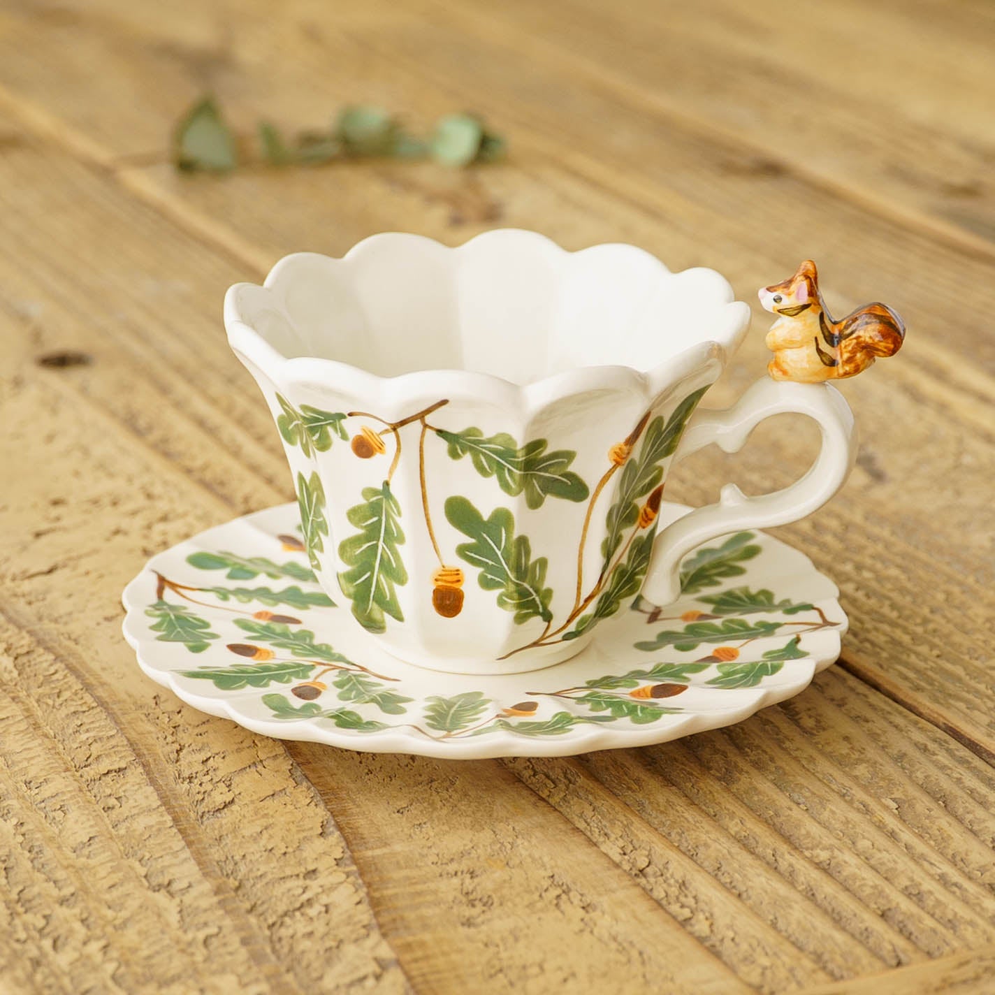 リスフリルティーカップ&ソーサー　B｜Sugar Poppo