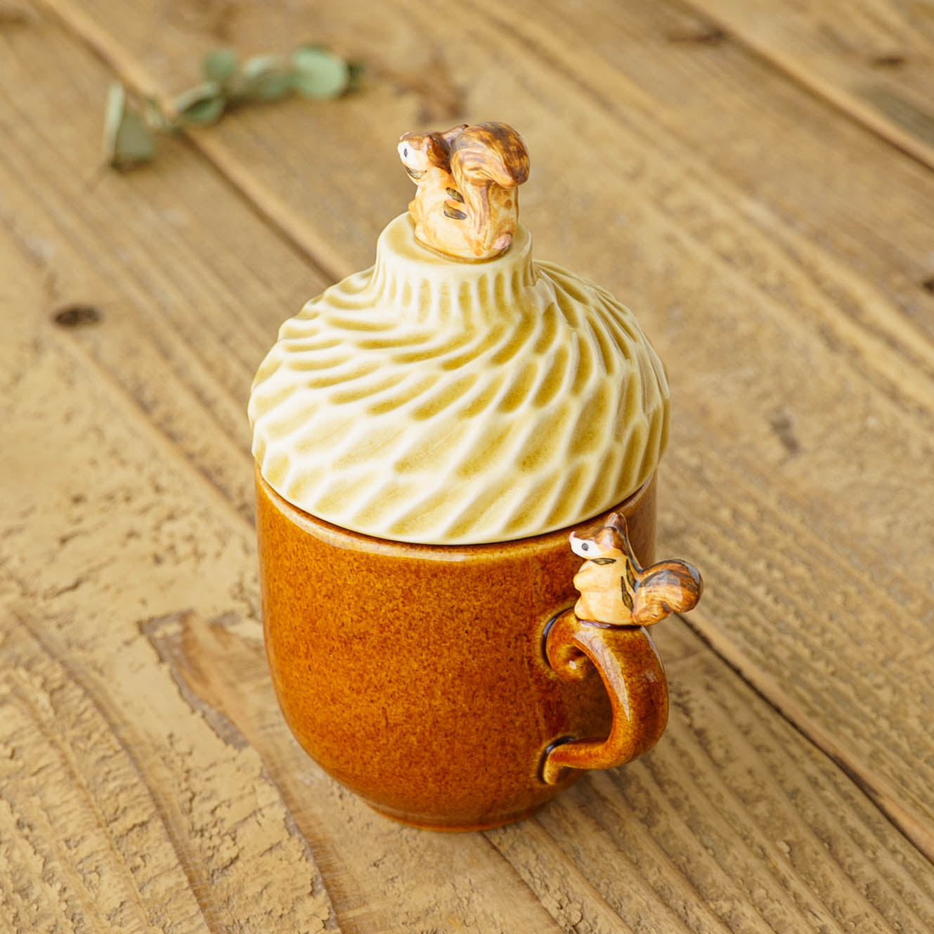 リスどんぐり帽子カップ｜Sugar Poppo