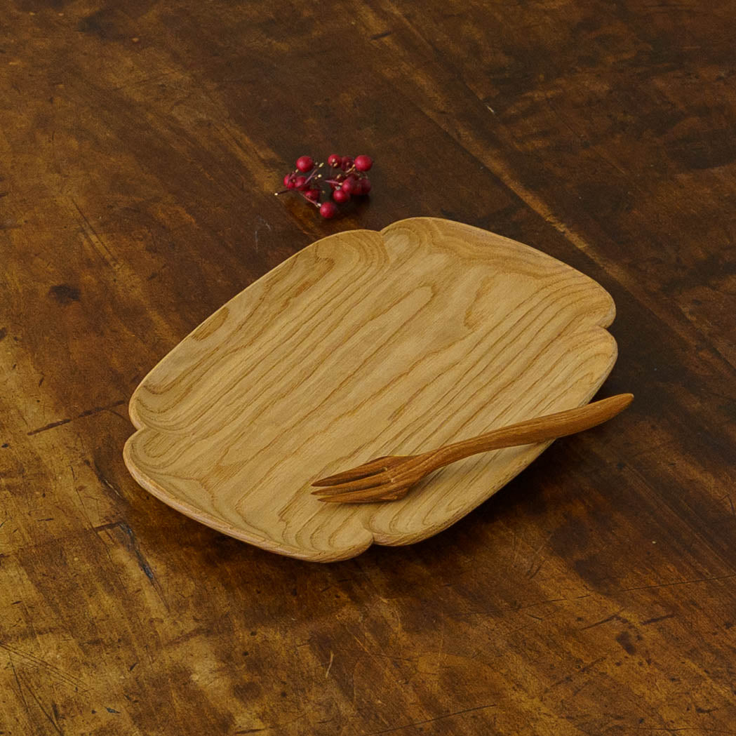 Mokko Plate chestnut | Tomoharu Funahashi