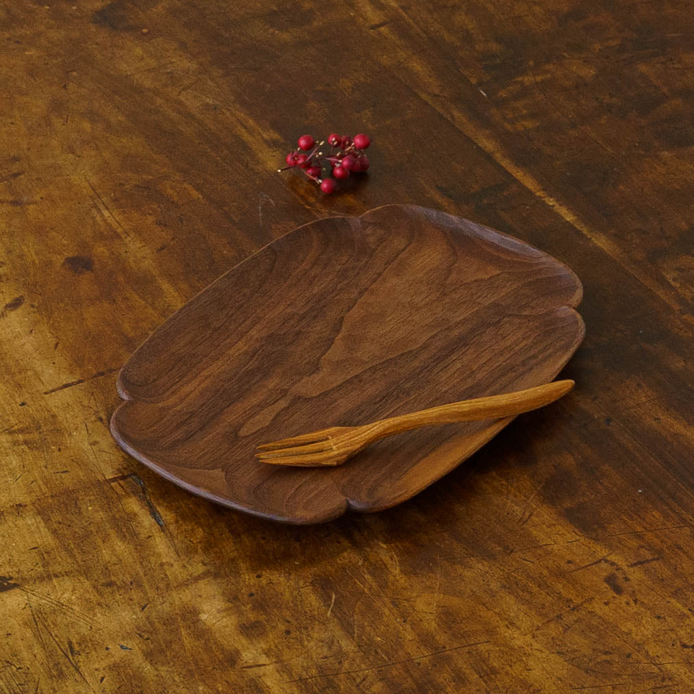 Mokko Plate Walnut | Funahashi Tomoharu