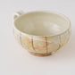 Vertical Iron-Wire Pattern Handled Round Soup Cup | Futani Pottery