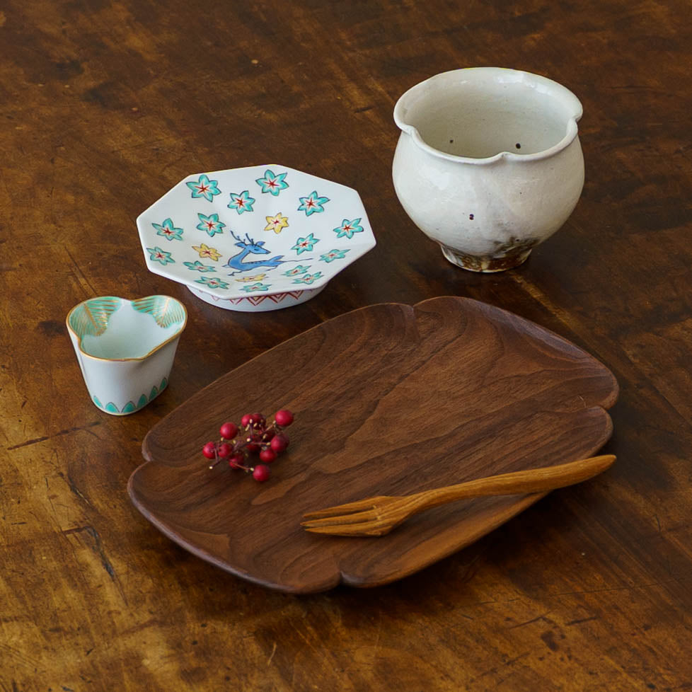 Mokko Plate Walnut | Funahashi Tomoharu