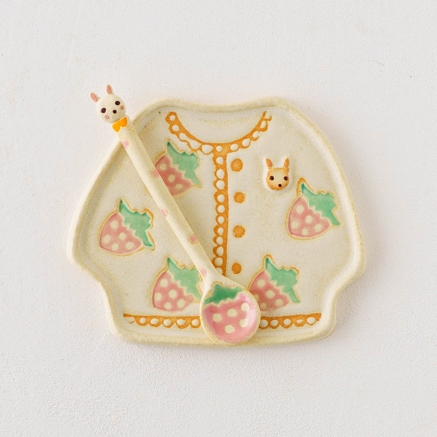 Spoon and Strawberry Cardigan Set | Ryoko Kimura