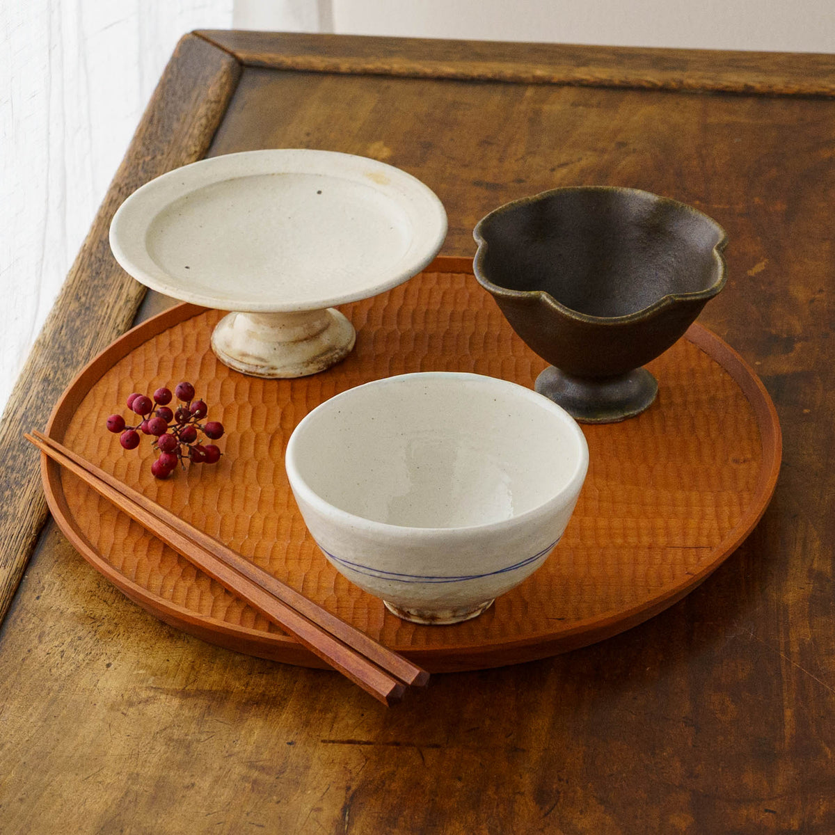 Gosu-line Rice Bowl (Small) | Furutani Pottery