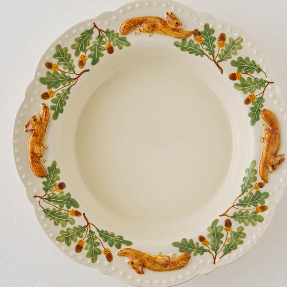 Shallow Bowl Hopping Squirrel | Sugar Poppo