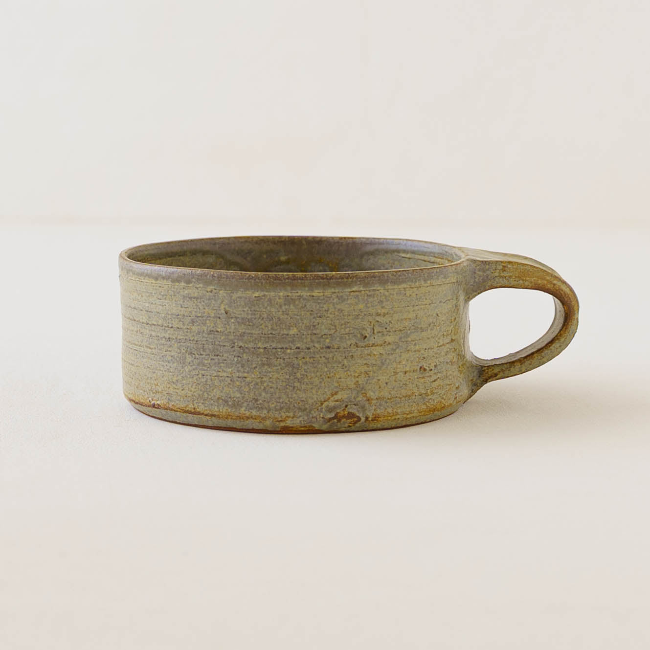 Flat mug Sabi Asagi｜Noriko Yoshinaga