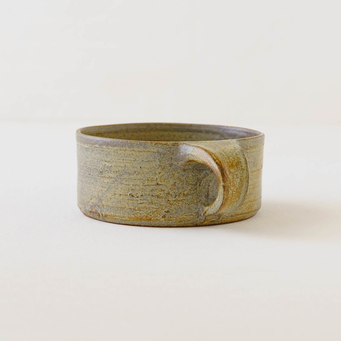 Flat mug Sabi Asagi｜Noriko Yoshinaga