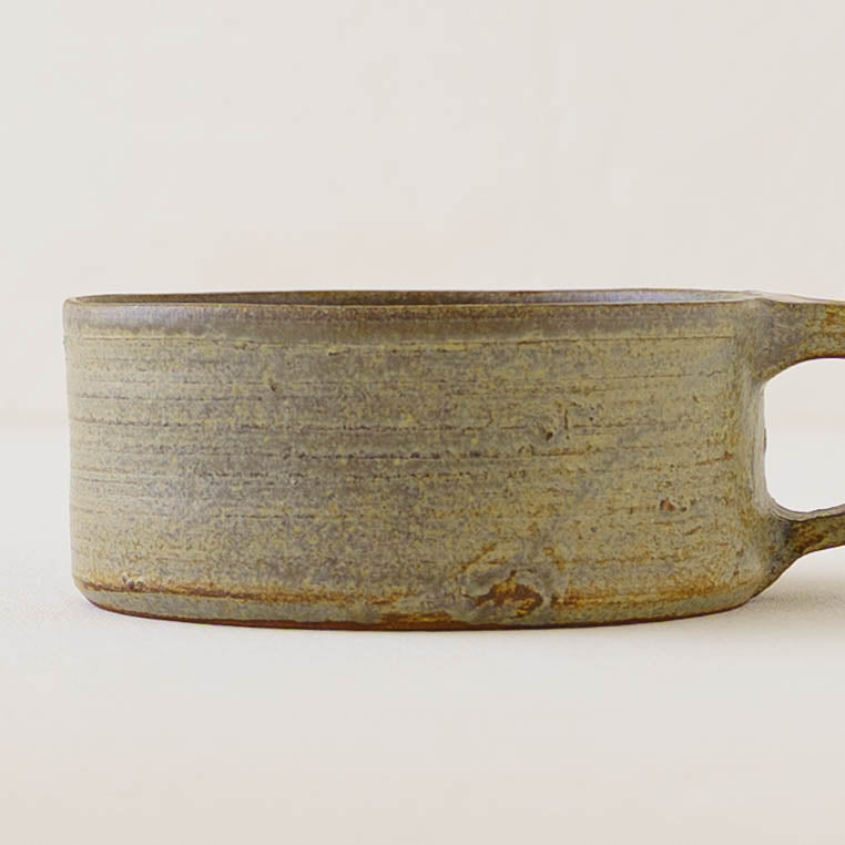 Flat mug Sabi Asagi｜Noriko Yoshinaga