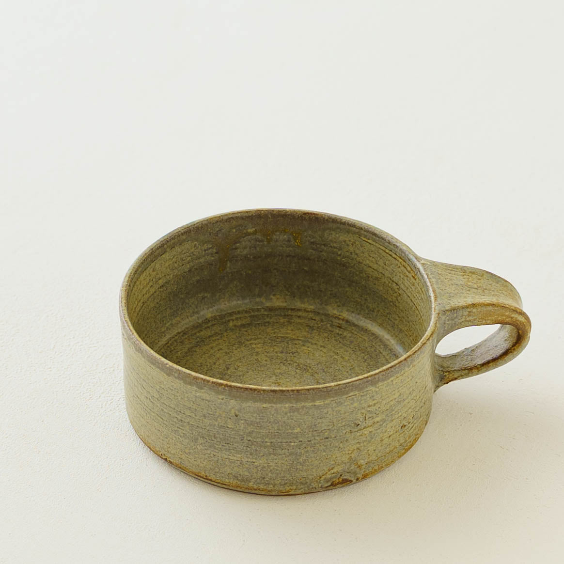 Flat mug Sabi Asagi｜Noriko Yoshinaga