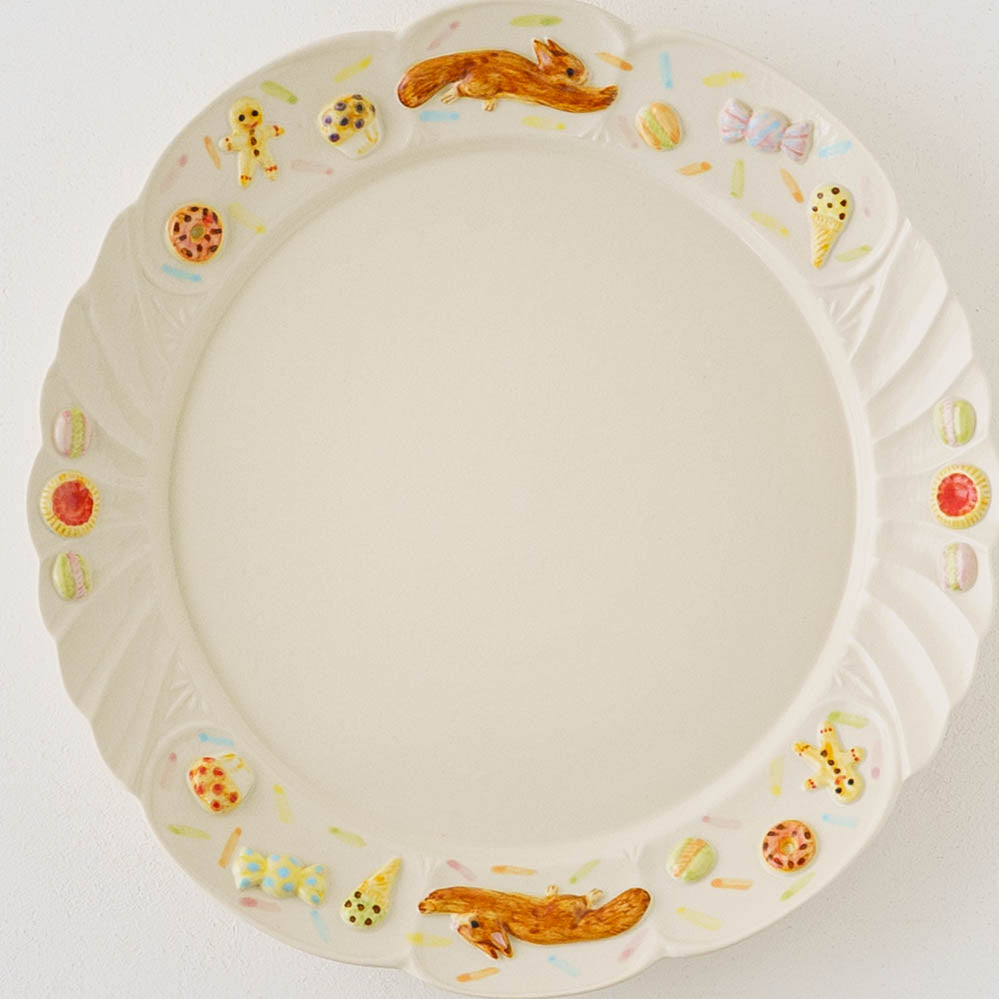Antique Plate Squirrel Sweets | Sugar Poppo