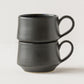 スタッキング収納もできるのが嬉しいyoshida potteryのコーヒーカップ