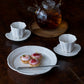 ティータイムを優雅に過ごせる藤村佳澄さんのカヌレ茶器と5寸皿