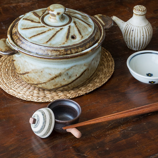 土鍋料理が楽しくなる池本直子さんのミニ土鍋箸置き