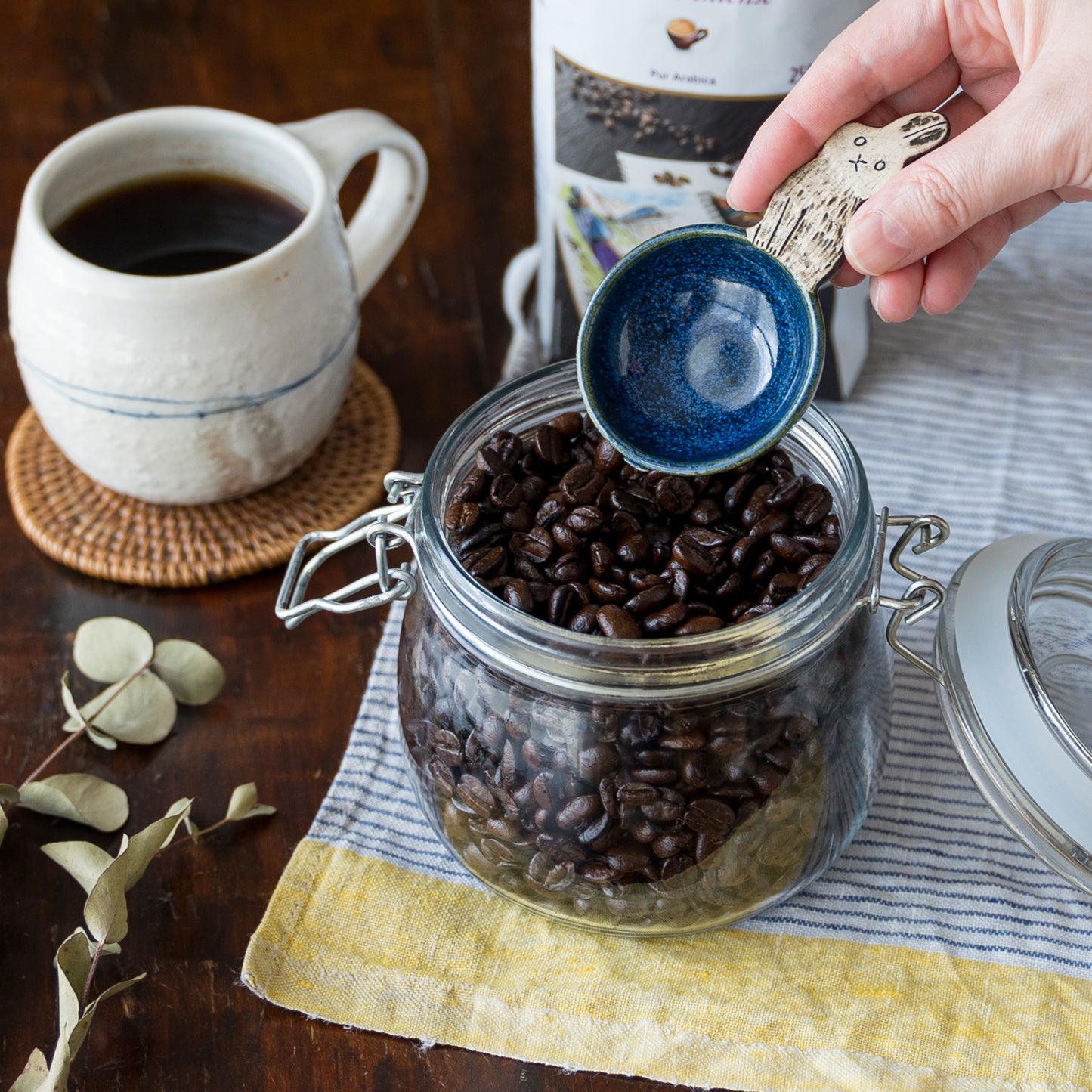 コーヒータイムが楽しみになるpoetoria種田ゆかさんのうさぎのコーヒーメジャースプーン