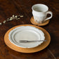 おうちカフェをより楽しめる古谷製陶所古谷浩一さんの鉄散しのぎマグと彫刻皿