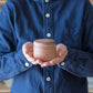 川尻製陶所の筒型の塩壷