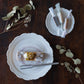 午後のティータイムを優雅に過ごせる藤村佳澄さんの5寸レリーフ皿と花型豆皿