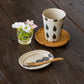 ちょこっとおやつにぴったりな岡村朝子さんのフリーカップとミニオーバル皿