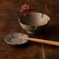 冨部咲喜子さんの鉄釉梅型豆皿と小鉢