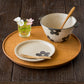 おうちごはんがもっと楽しくなる岡村朝子さんの耳付き台形スープボウルと丸皿