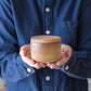 川尻製陶所の筒形素敵な砂糖壷