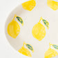 やさし気なレモンの絵付けに温もりを感じる波佐見焼の楕円皿