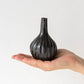 笠原良子さんの花瓶（黒）