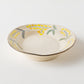 明るく楽しい食卓にしてくれる森野奈津子さんのミモザの楕円リム皿