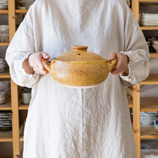 伊賀焼窯元長谷園のみそ汁鍋