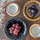 ルリアメ工房のフルーツ鉢とデザート皿