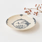 鳥と松の絵柄が素敵な吉村尚子さんの掻き落としの取り皿