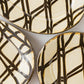 紀窯中川紀夫さんのスリップウェア二重格子楕円リム皿